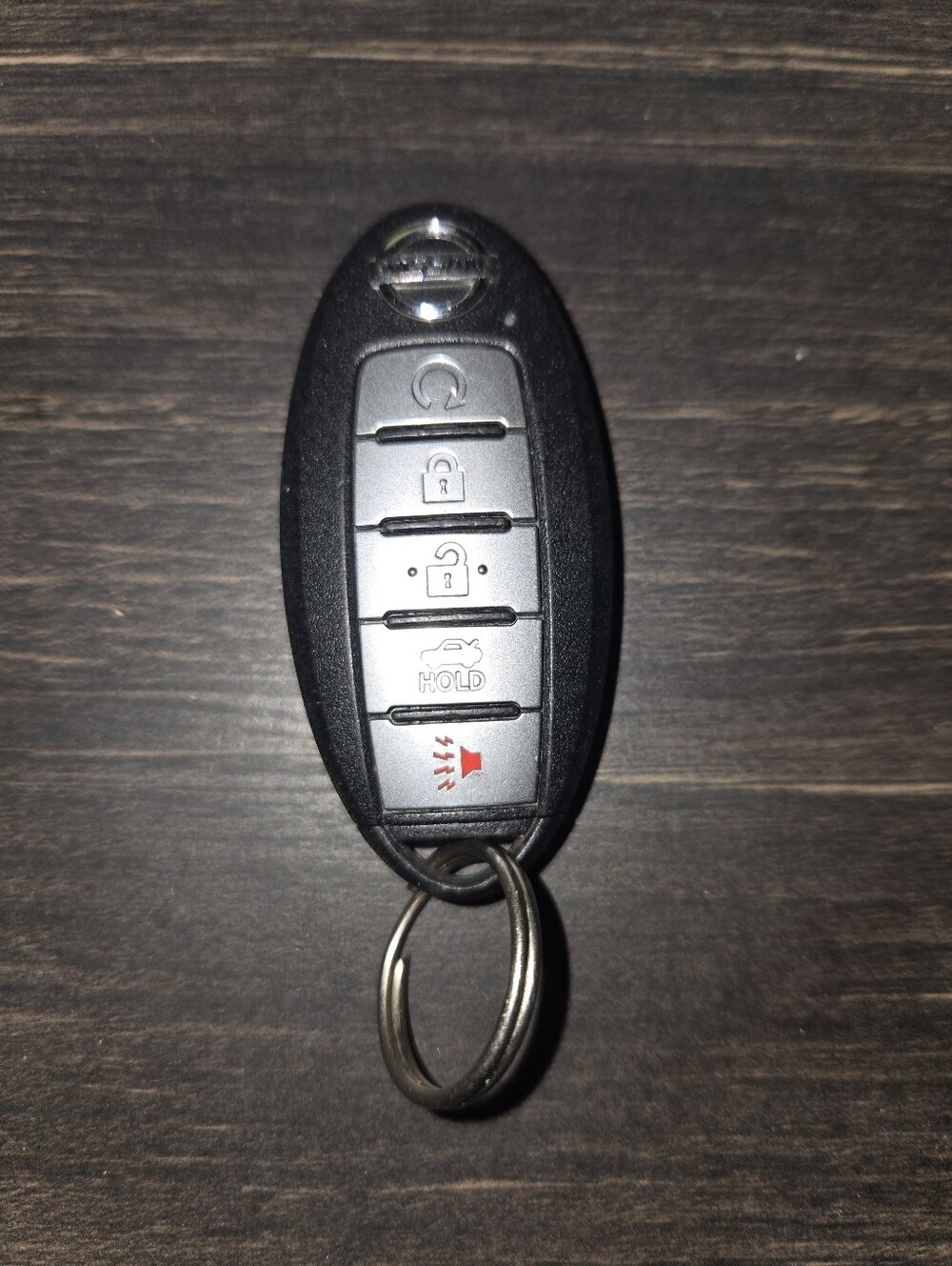 Nissan Black Key Fob Remote - 5-Button Car Key